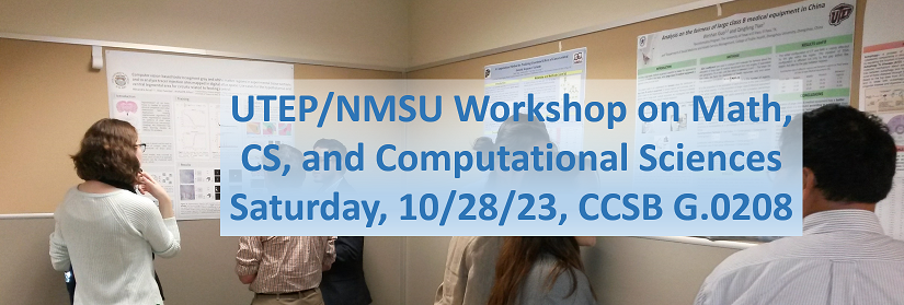 2023 Annual Poster Session at CCSB G.0208 on Saturday, 10/28/23 